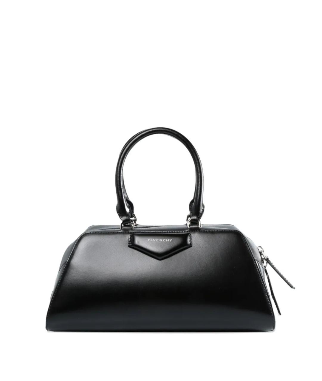 GIVENCHY Черная кожаная сумка тоут, фото 1