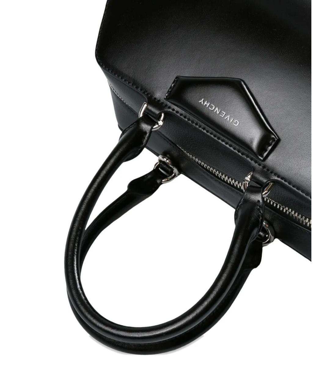 GIVENCHY Черная кожаная сумка тоут, фото 3