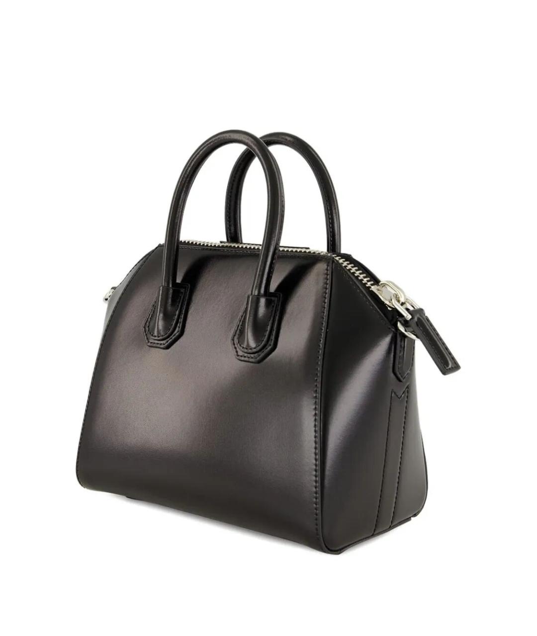 GIVENCHY Черная кожаная сумка тоут, фото 2