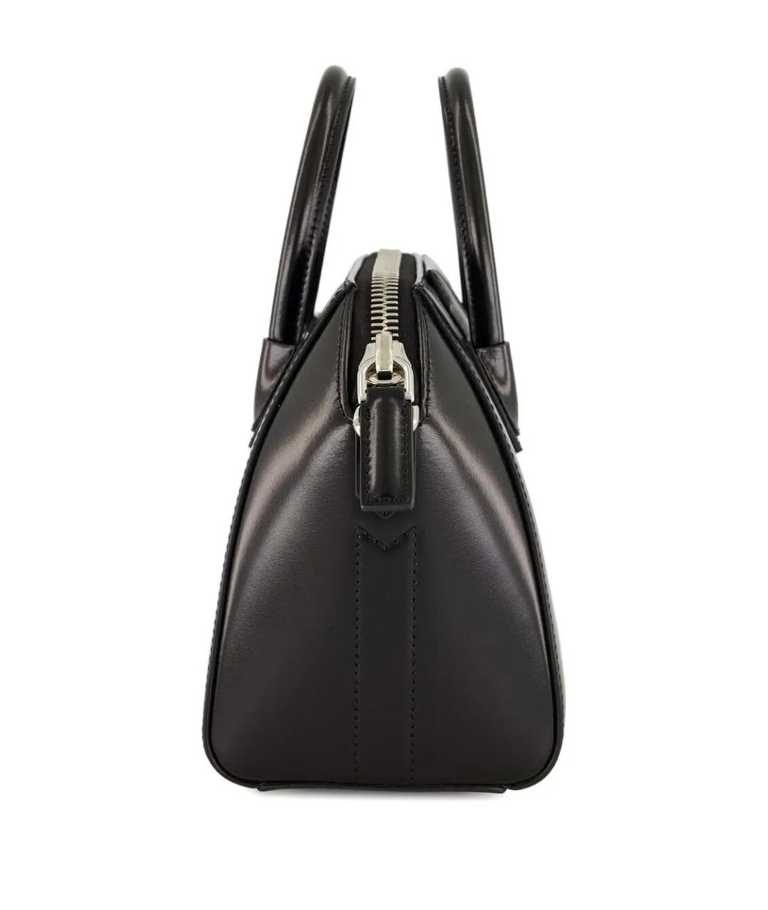 GIVENCHY Черная кожаная сумка тоут, фото 5