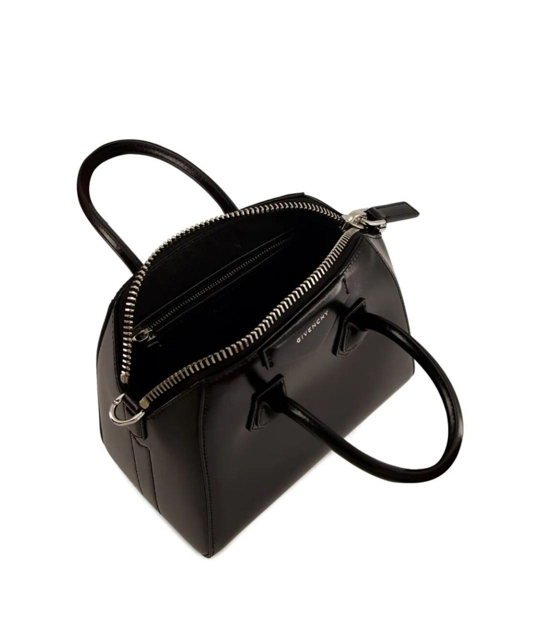 GIVENCHY Черная кожаная сумка тоут, фото 4