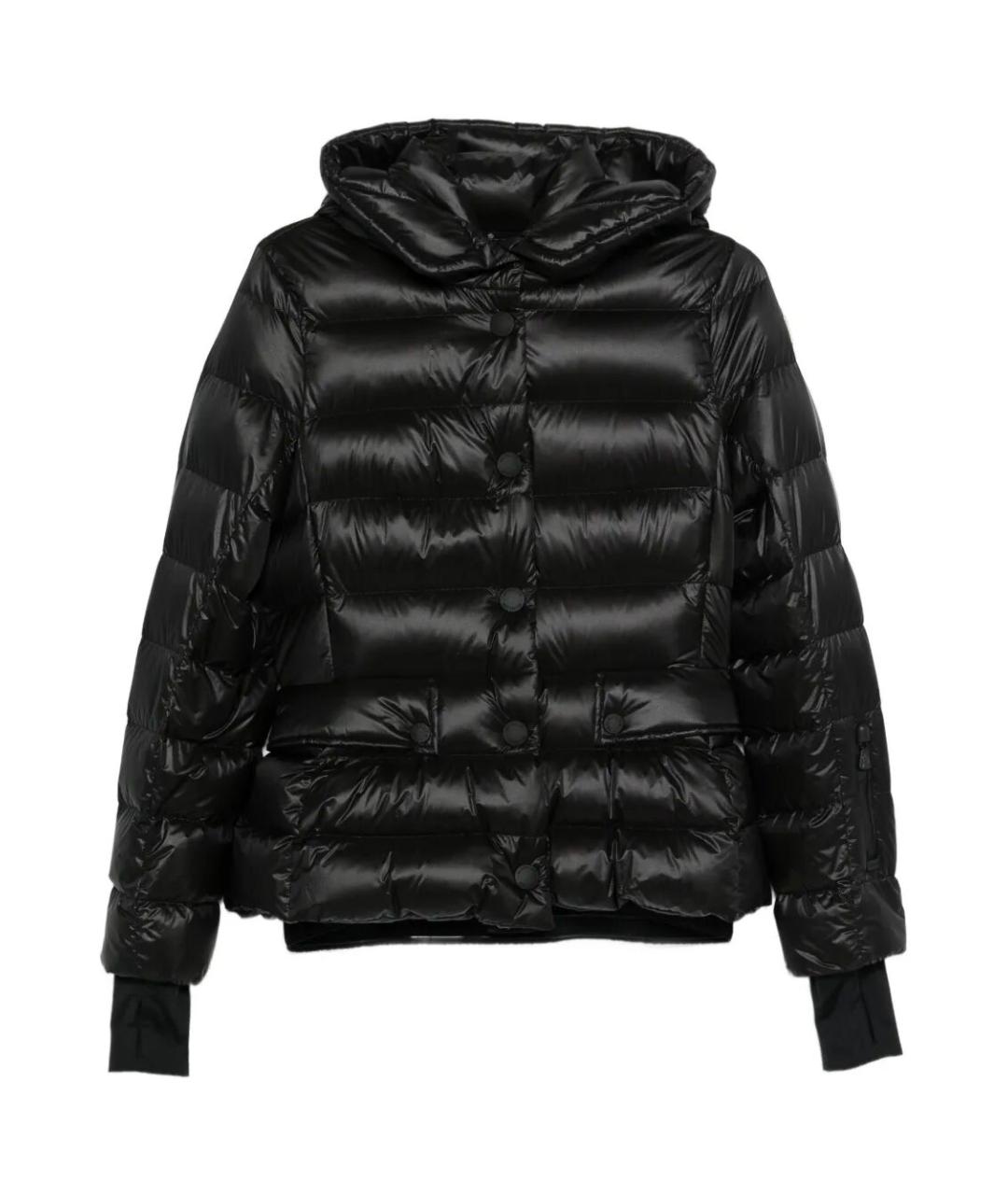 MONCLER Черный полиамидовый пуховик, фото 1