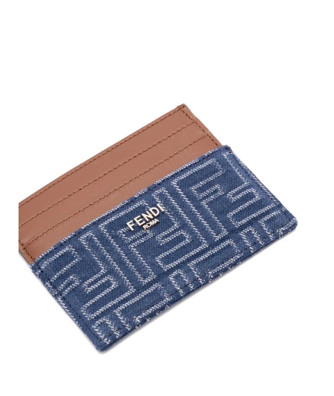 FENDI Синий кардхолдер, фото 3