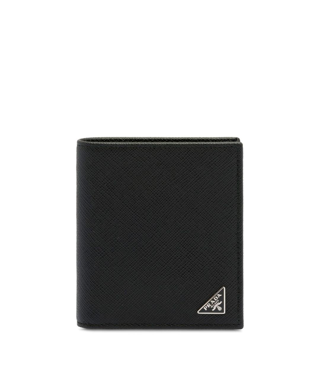 PRADA Черный кожаный кошелек, фото 1