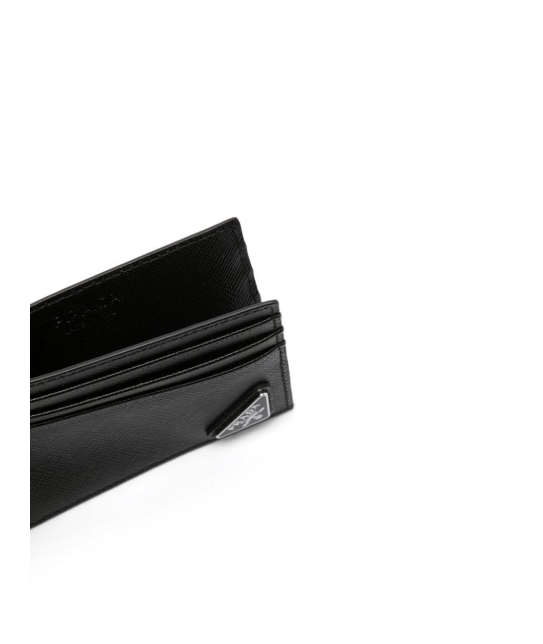 PRADA Черный кожаный кардхолдер, фото 3