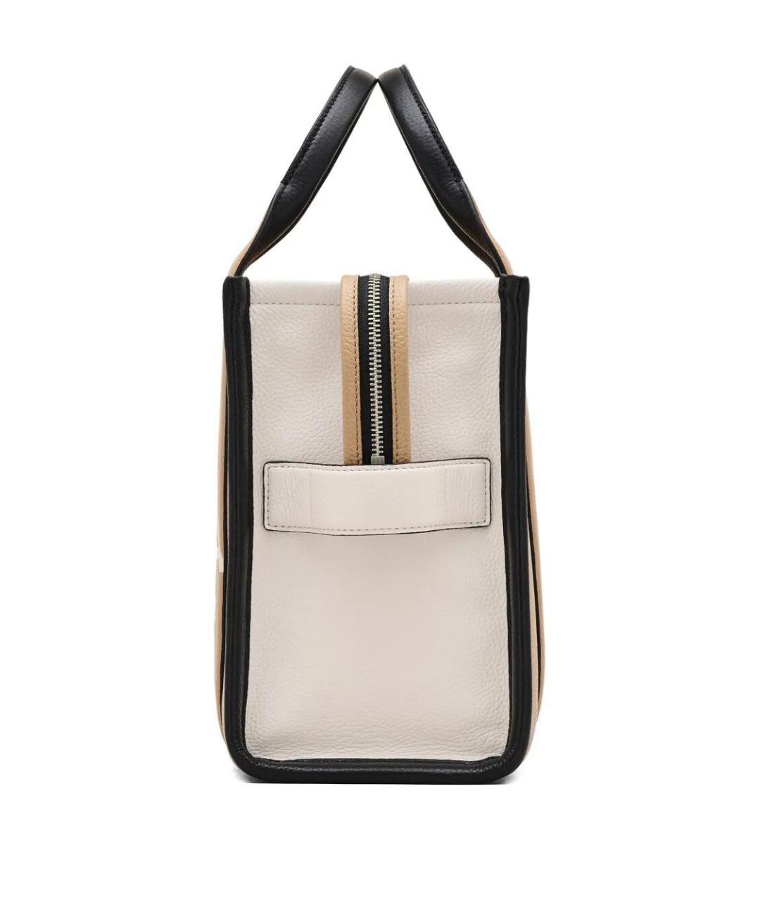 MARC JACOBS Бежевая кожаная сумка тоут, фото 4