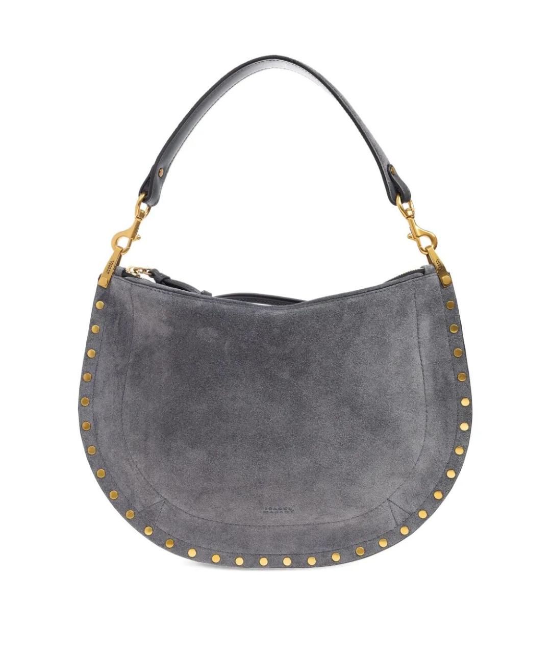ISABEL MARANT Серая замшевая сумка через плечо, фото 5