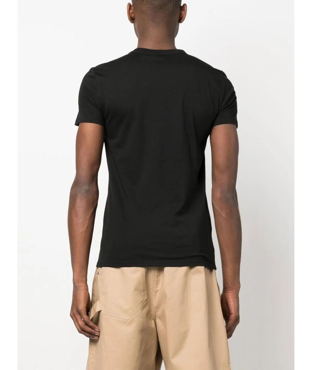 LACOSTE Черная хлопковая футболка, фото 5
