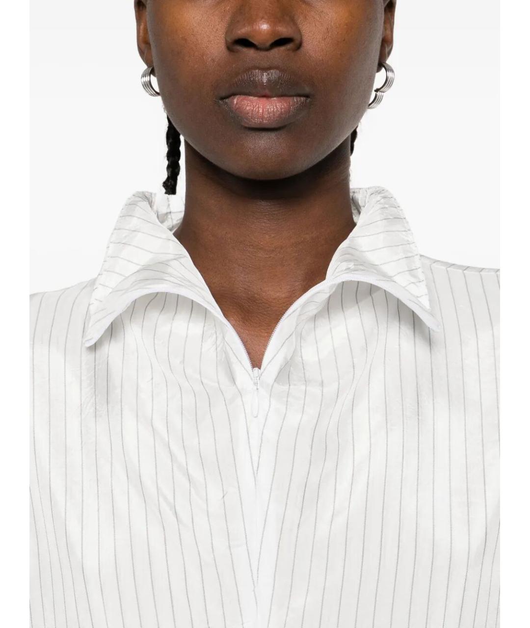 FEDERICO CINA Белая вискозная блузы, фото 5