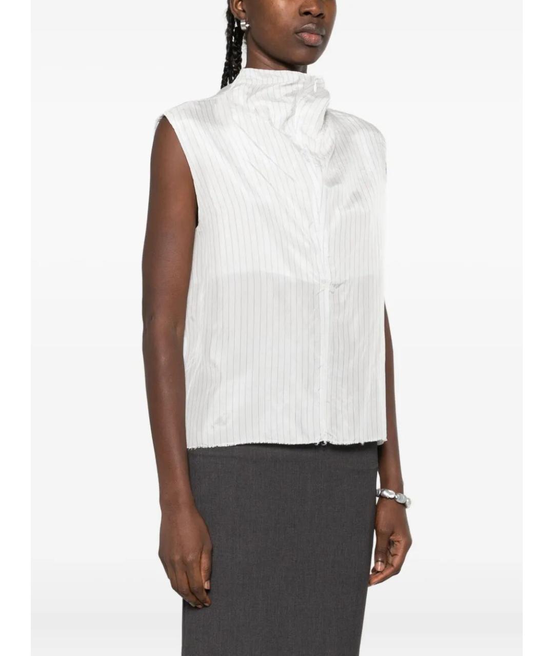 FEDERICO CINA Белая вискозная блузы, фото 2
