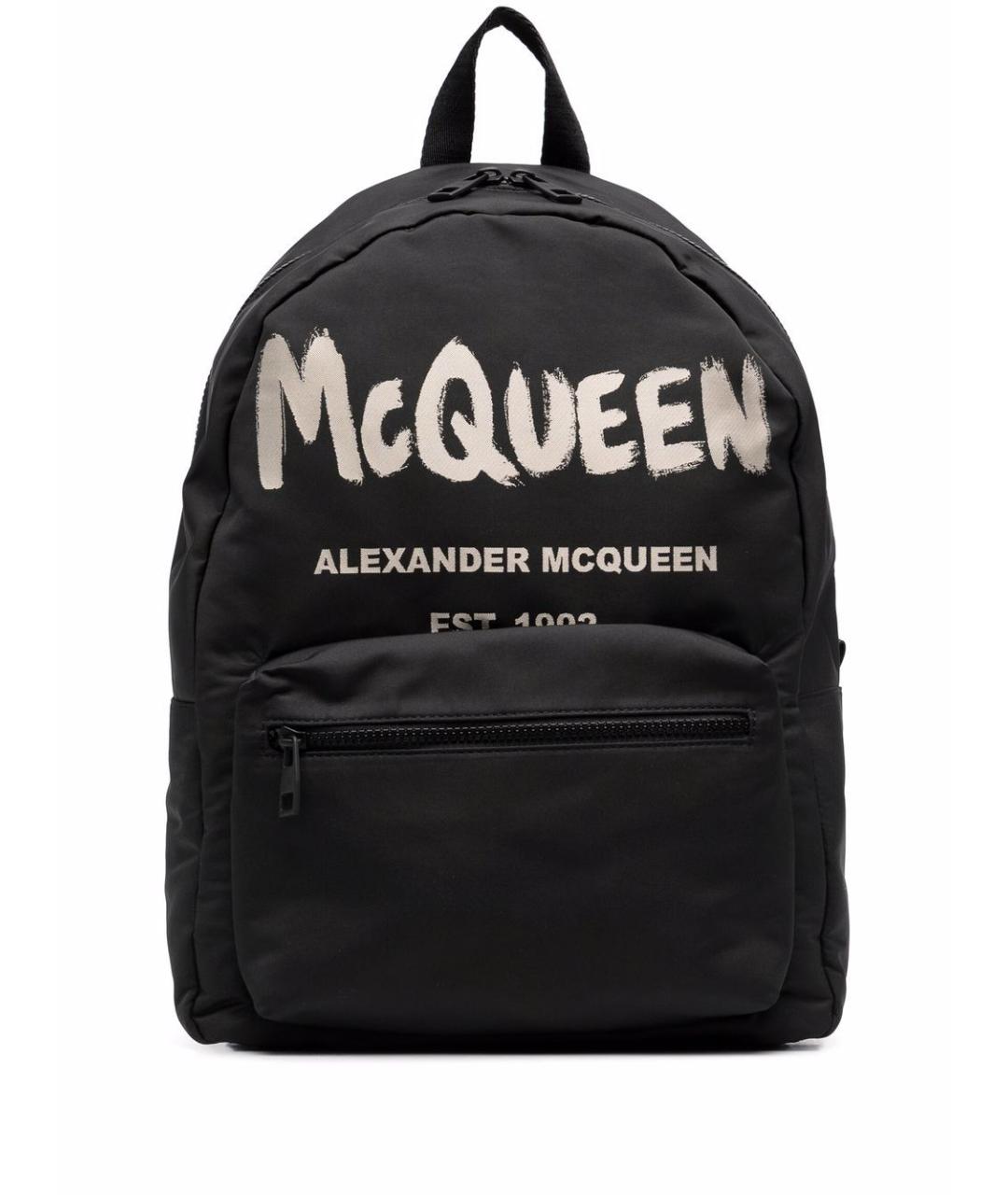ALEXANDER MCQUEEN Черный рюкзак, фото 1