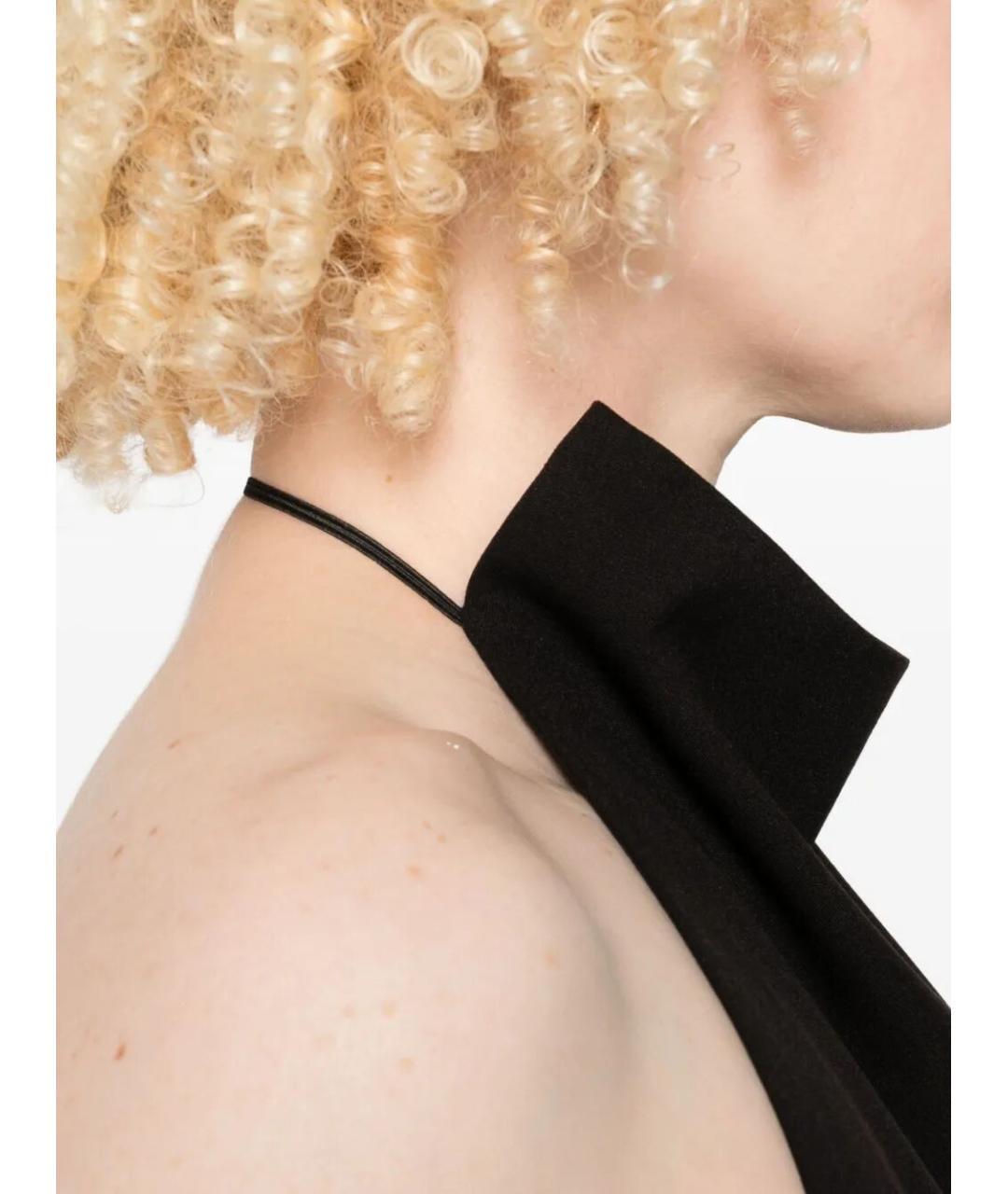 FEDERICO CINA Черная полиэстеровая блузы, фото 4