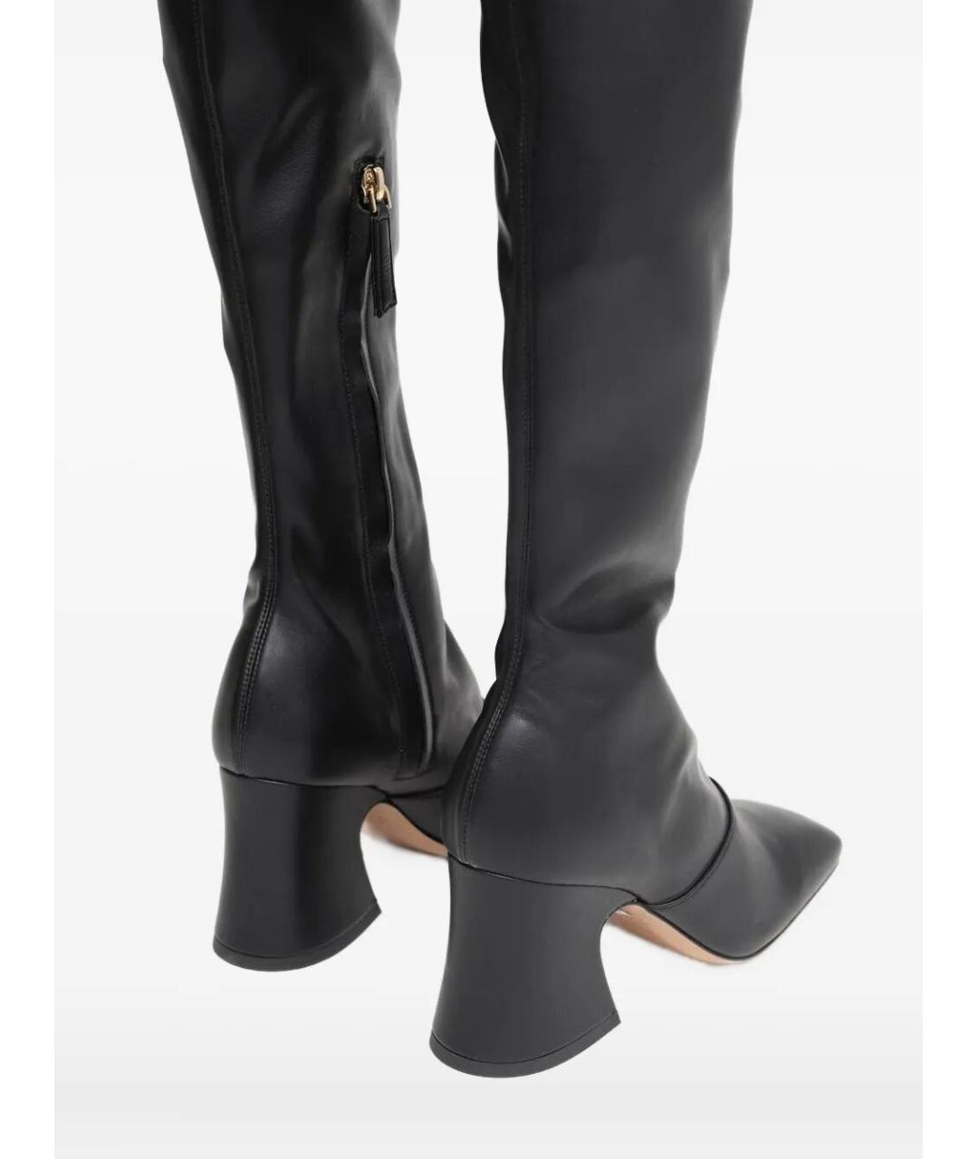 CHLOE Черные синтетические ботфорты, фото 3