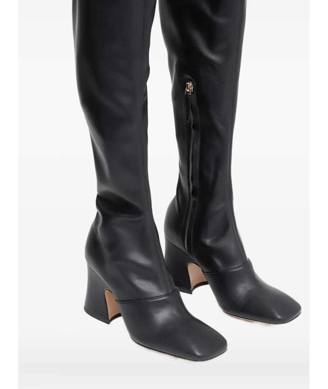 CHLOE Черные синтетические ботфорты, фото 4
