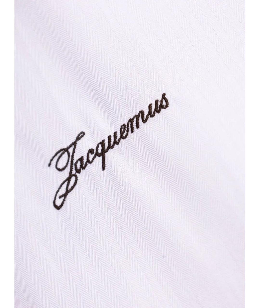 JACQUEMUS Розовая хлопковая кэжуал рубашка, фото 5