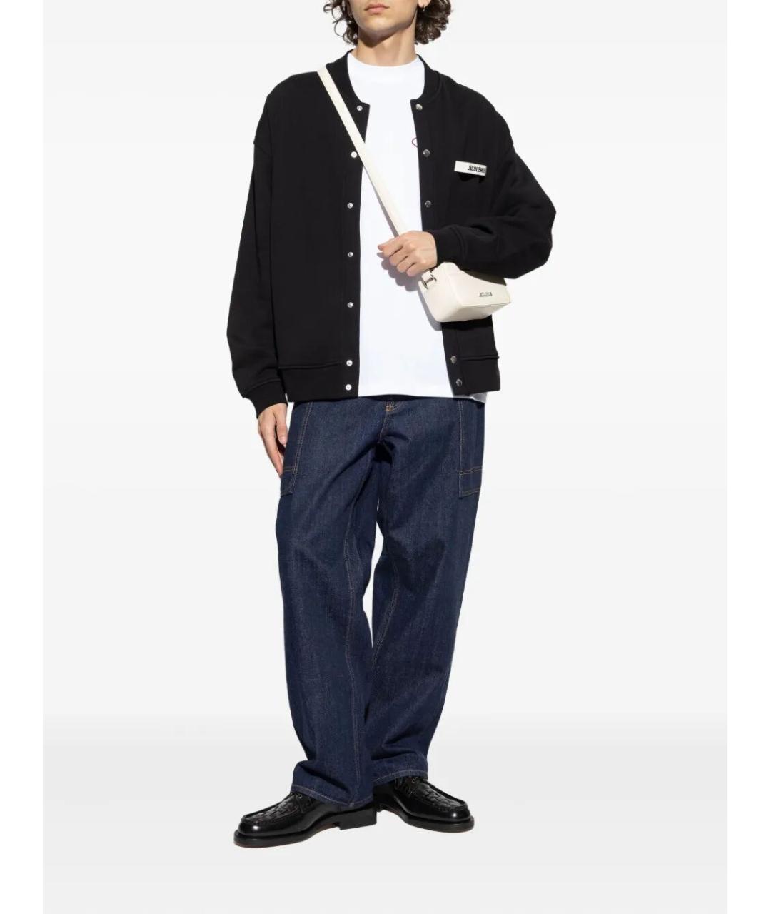 JACQUEMUS Белая хлопковая футболка, фото 4