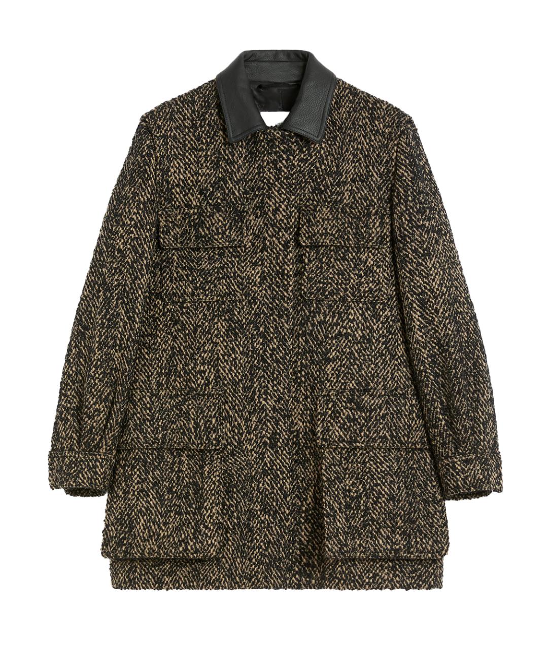 MAX MARA Мульти шерстяное пальто, фото 1