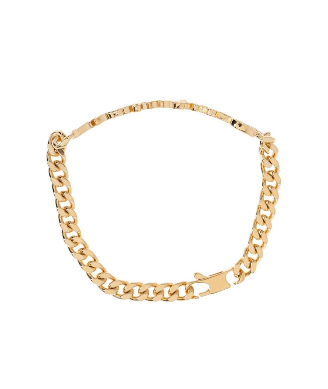 JACQUEMUS Золотой латунный браслет, фото 5