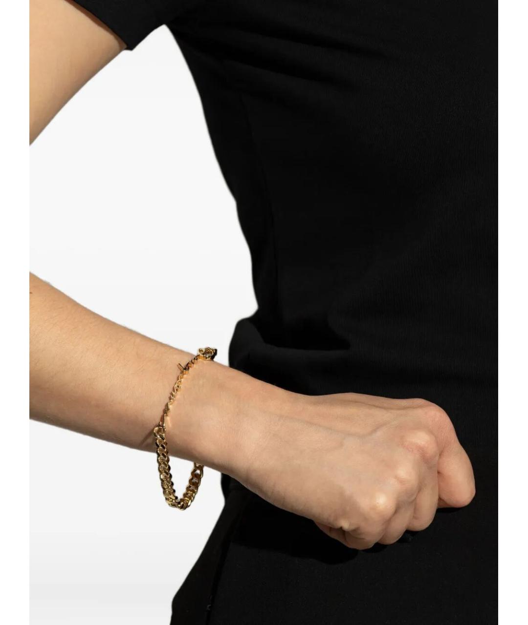 JACQUEMUS Золотой латунный браслет, фото 2