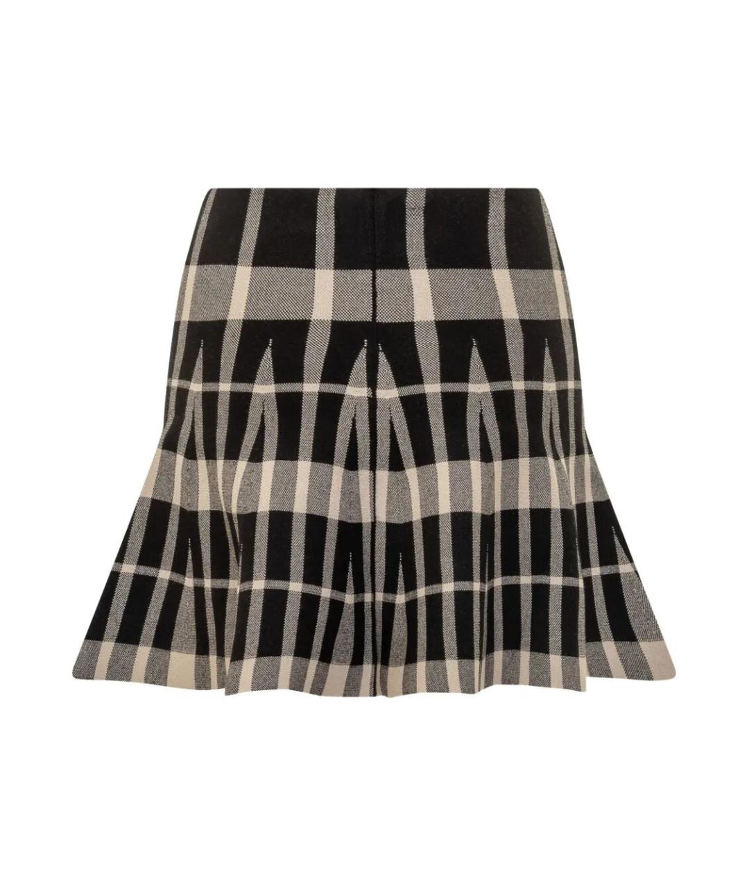 MSGM Мульти шерстяная юбка мини, фото 2