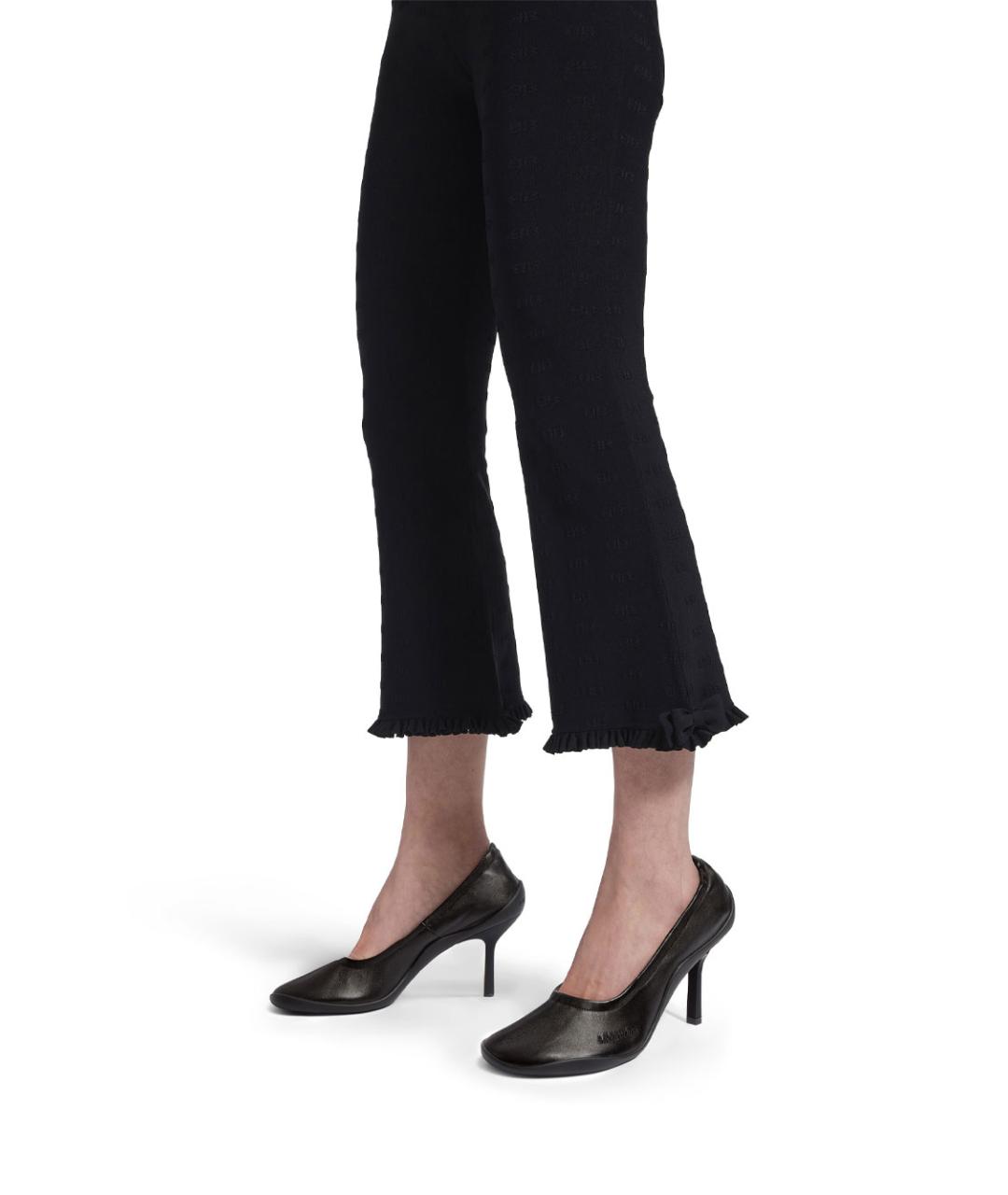 BALENCIAGA Черные кожаные туфли, фото 2