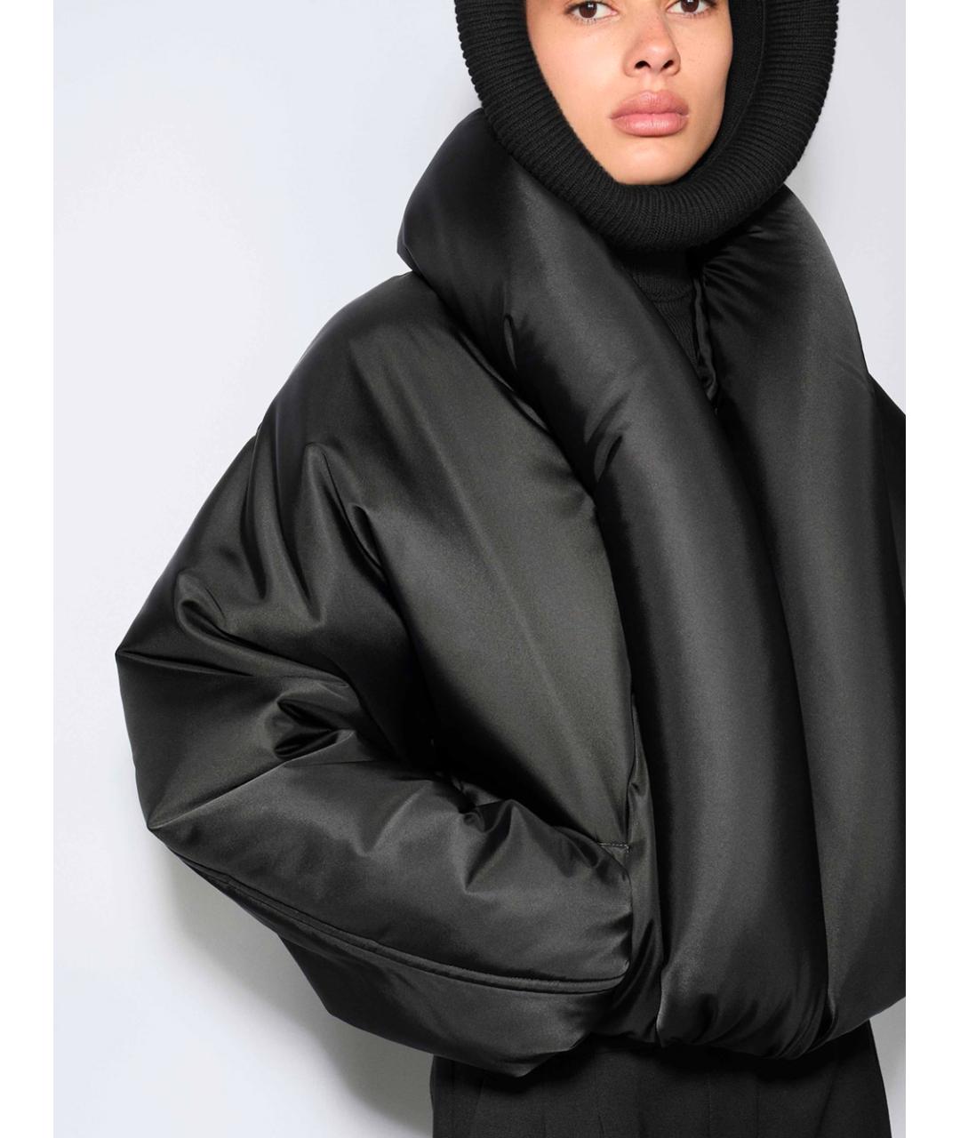 ALAIA Черный полиамидовый пуховик, фото 5
