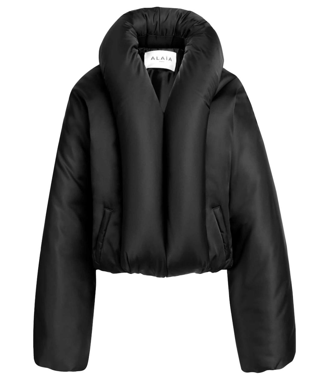 ALAIA Черный полиамидовый пуховик, фото 1