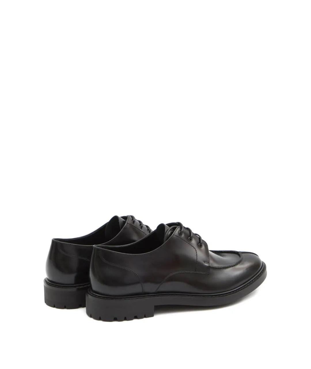 SAINT LAURENT Черные кожаные туфли, фото 3