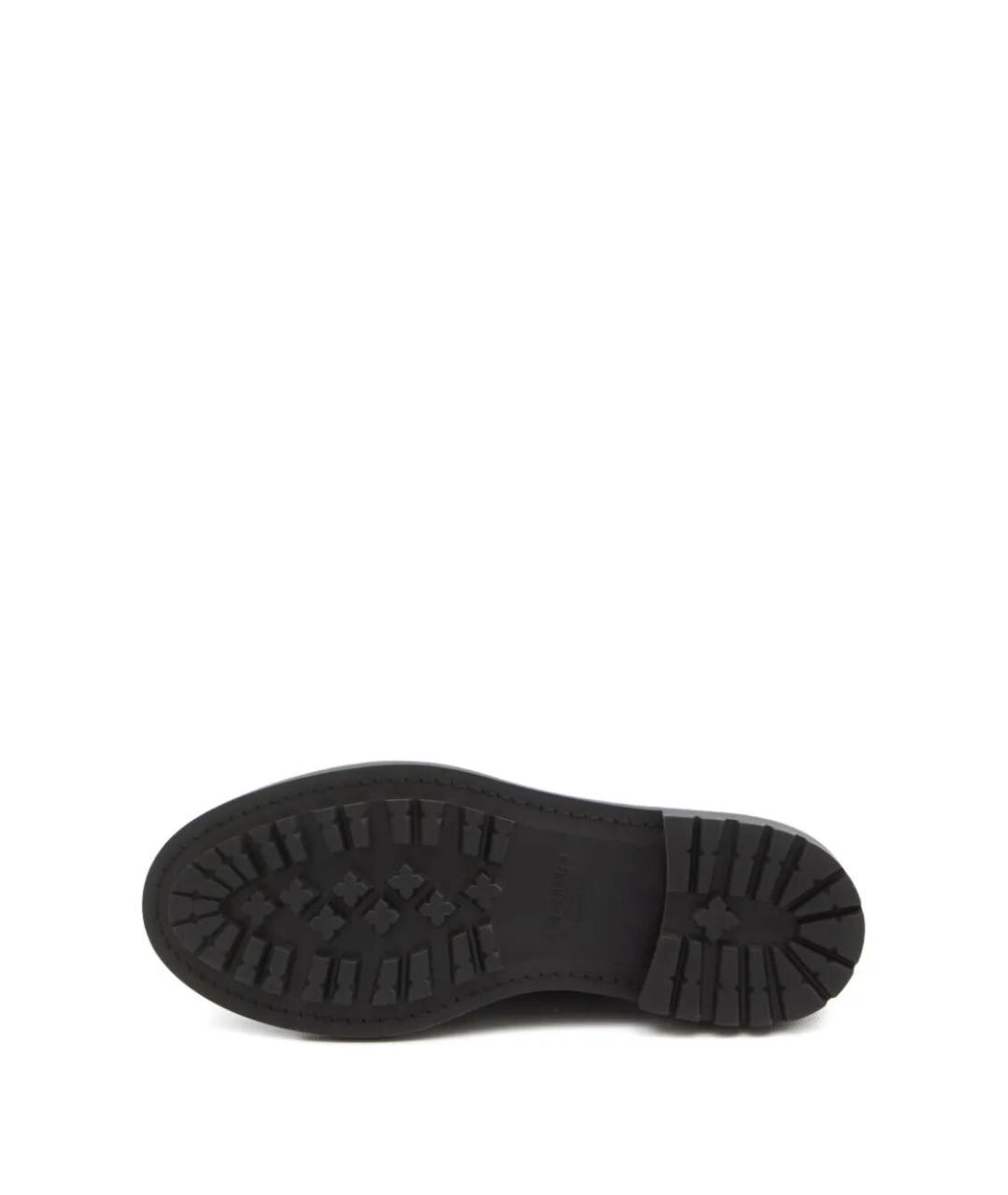 SAINT LAURENT Черные кожаные туфли, фото 5