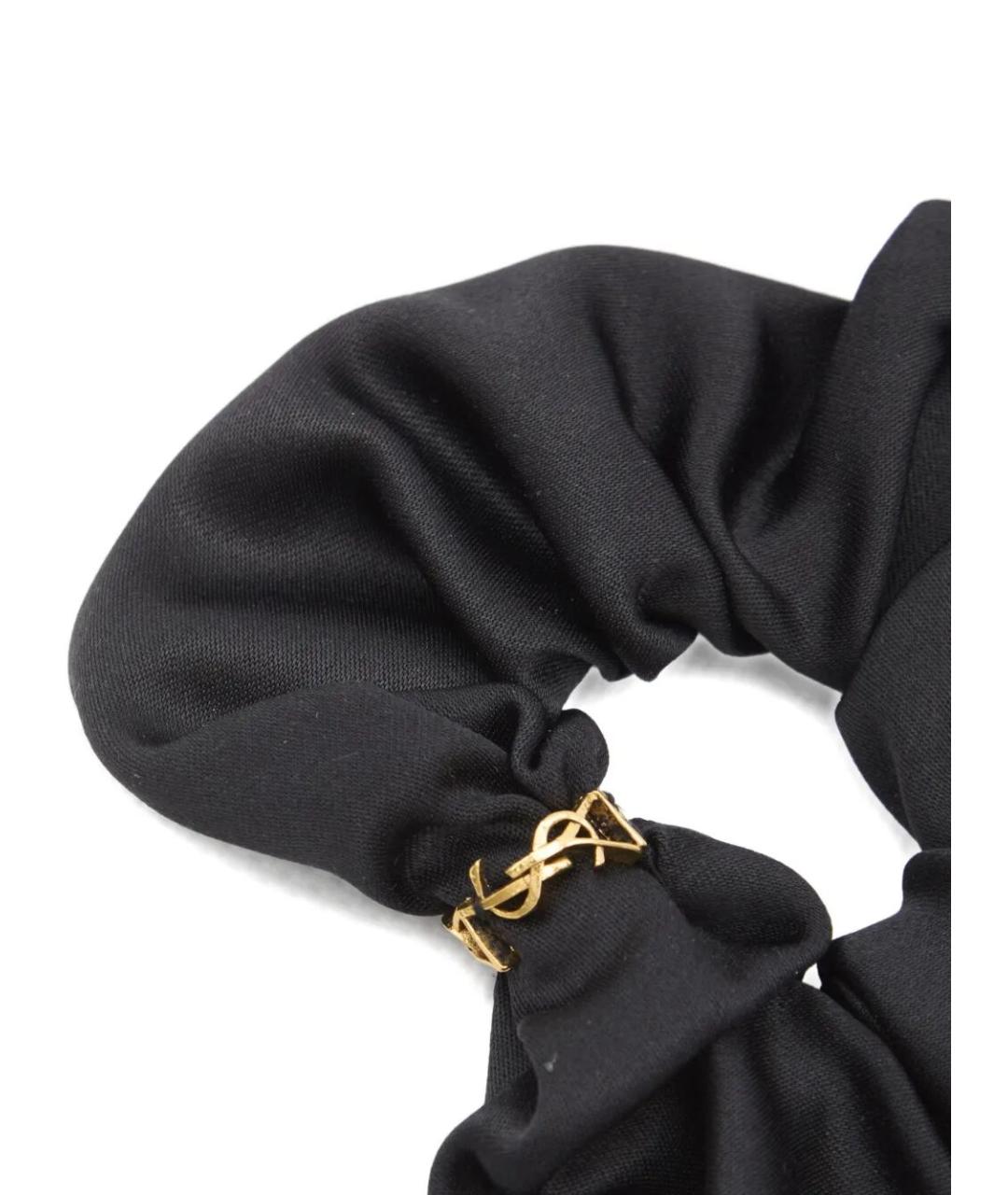 SAINT LAURENT Черная заколка, фото 2