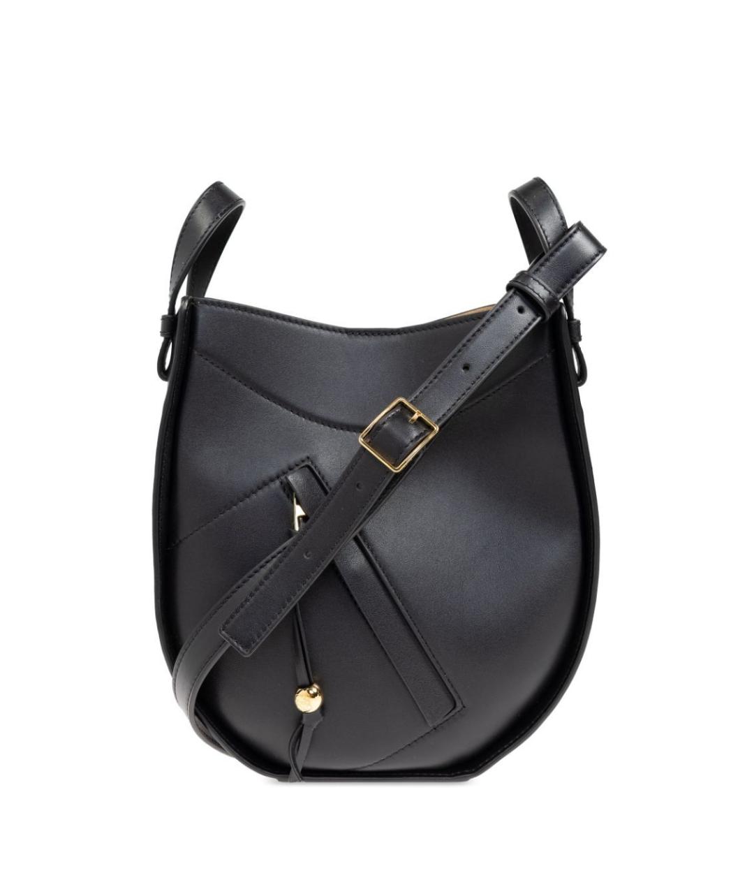 LOEWE Черная кожаная сумка тоут, фото 1