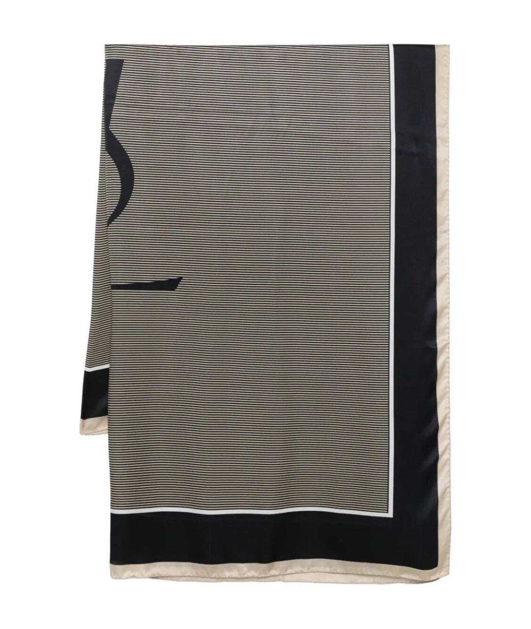 SAINT LAURENT Мульти шелковый шарф, фото 2