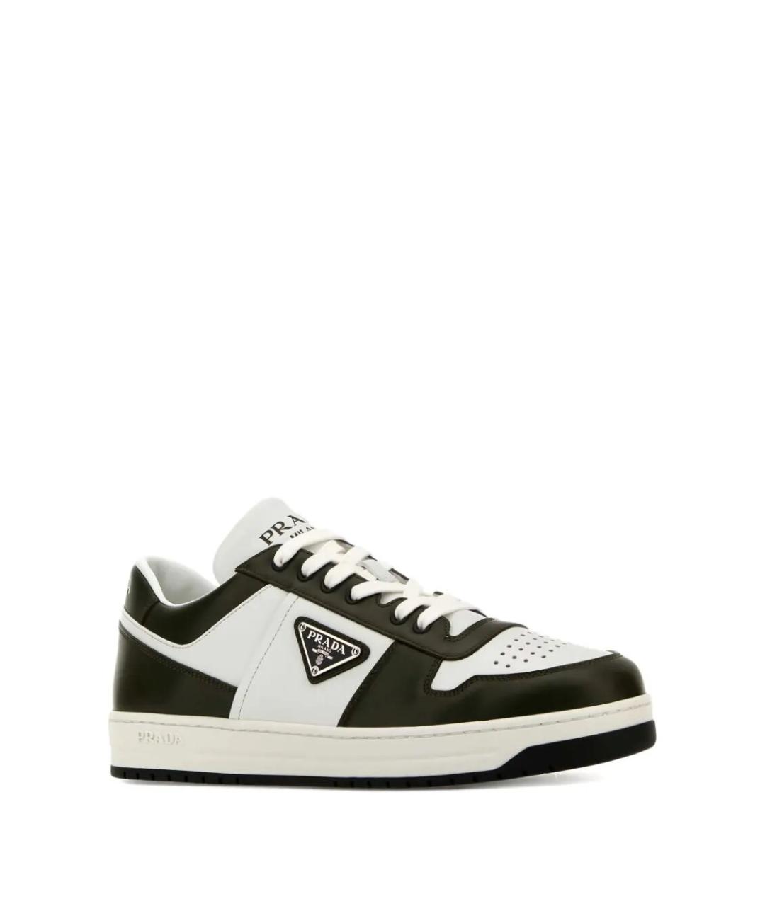 PRADA Мульти кожаные низкие кроссовки / кеды, фото 2