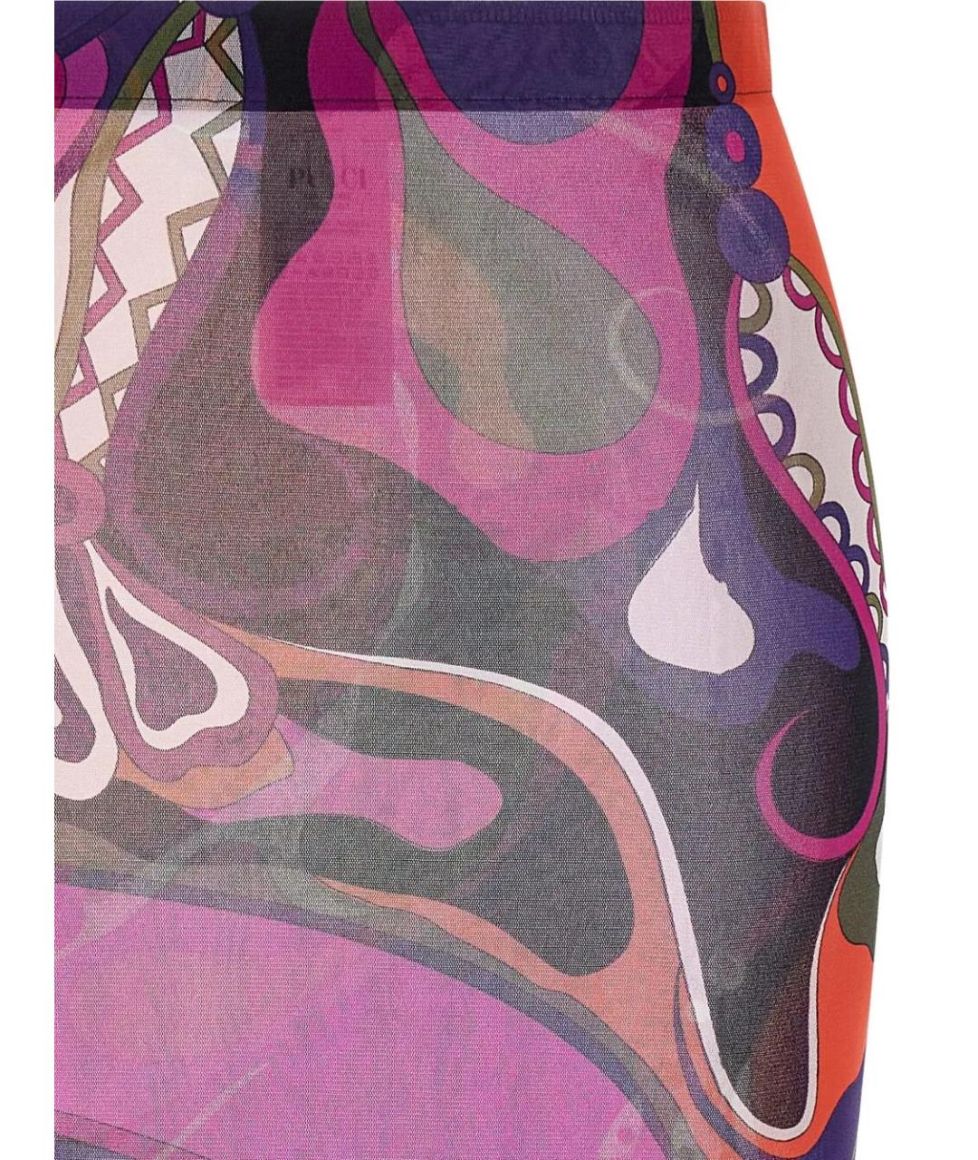 PUCCI Мульти полиамидовая юбка миди, фото 3