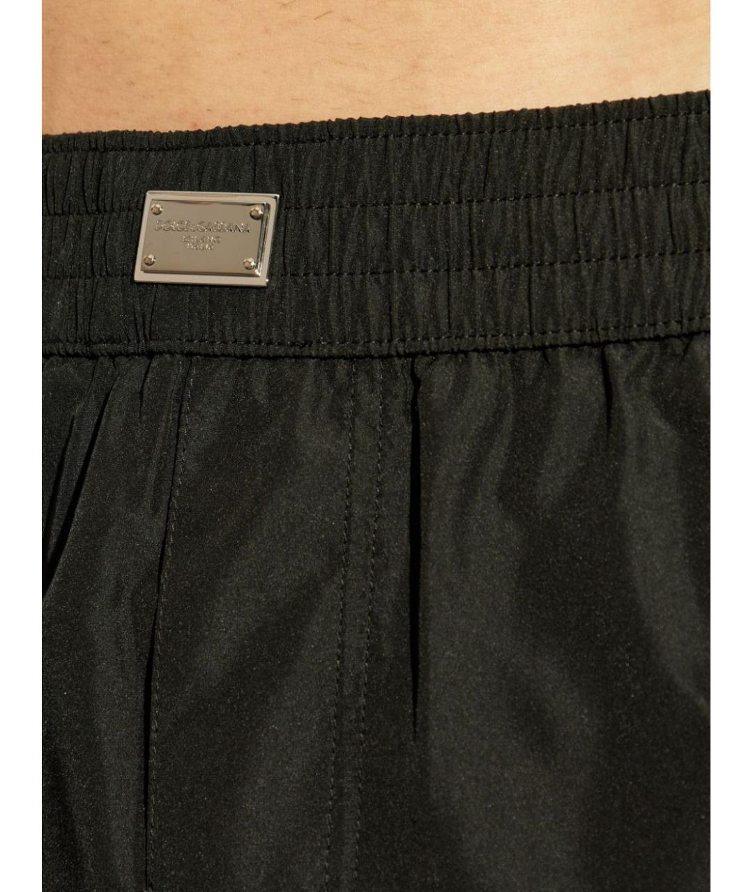 DOLCE&GABBANA Черные полиамидовые плавки, фото 4