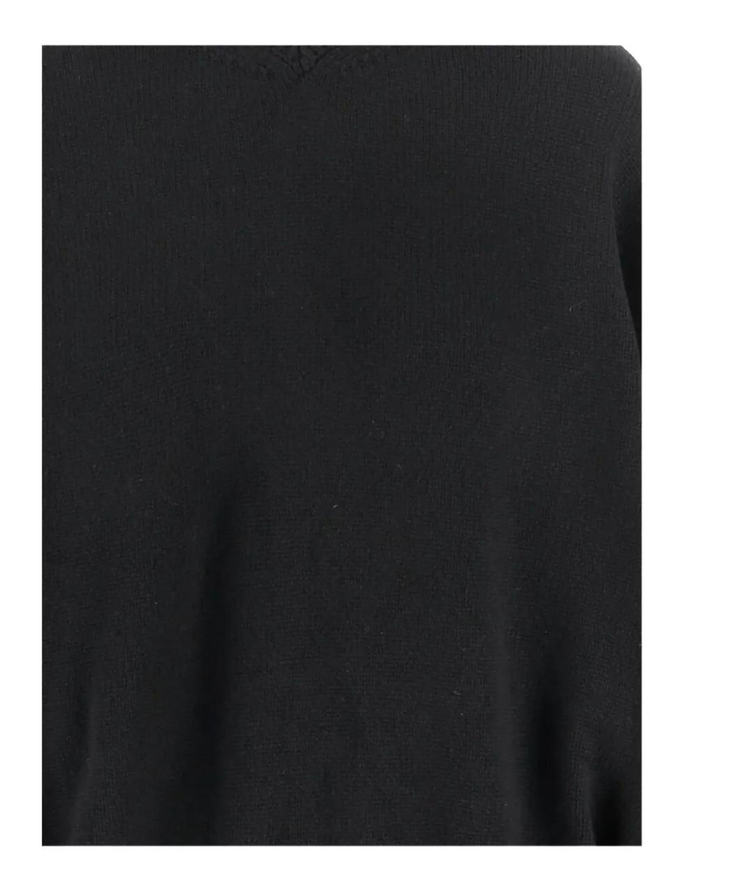 KHAITE Черный кашемировый джемпер / свитер, фото 3