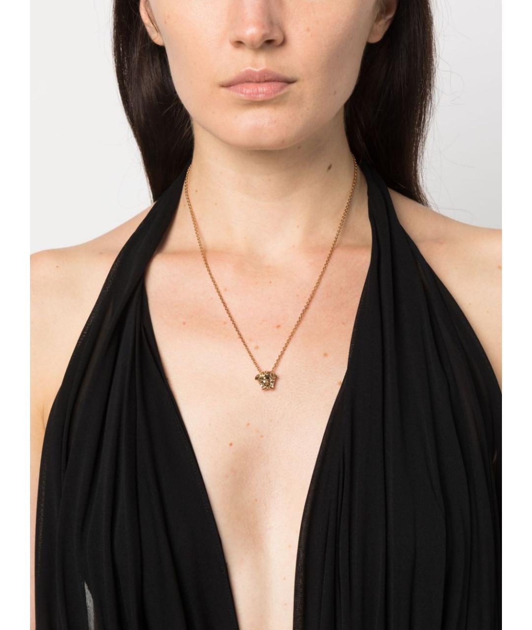 VERSACE Золотое металлическое колье, фото 3