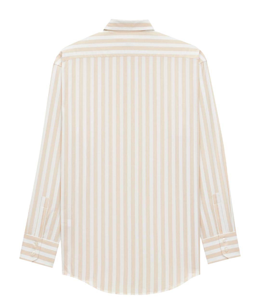 SAINT LAURENT Бежевая хлопковая рубашка, фото 2