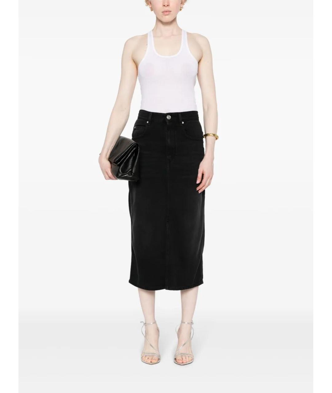 ISABEL MARANT Черная юбка миди, фото 5