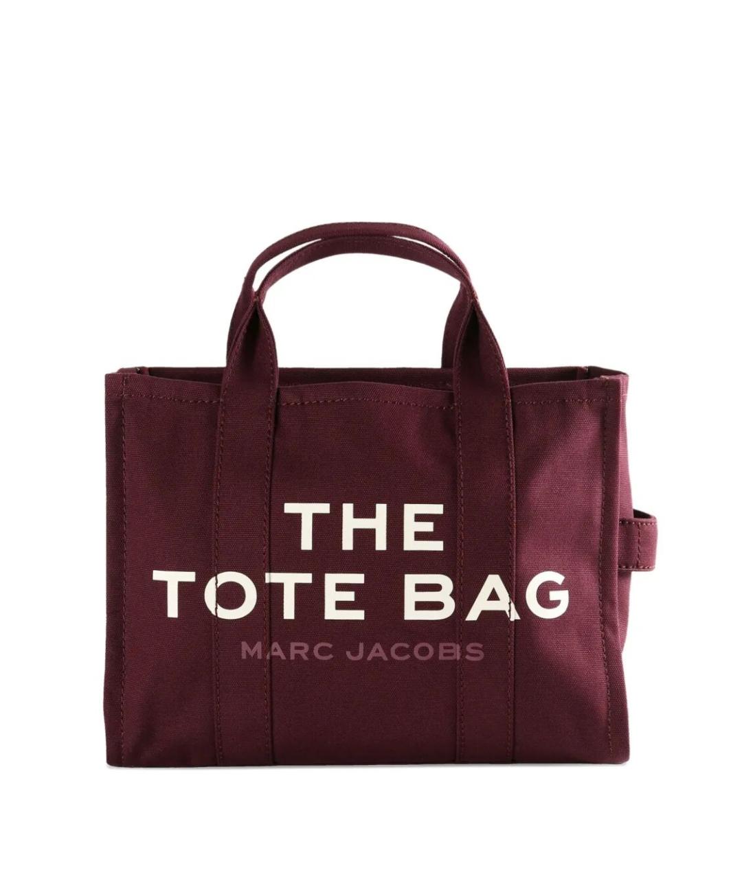 MARC JACOBS Бордовая тканевая сумка тоут, фото 1