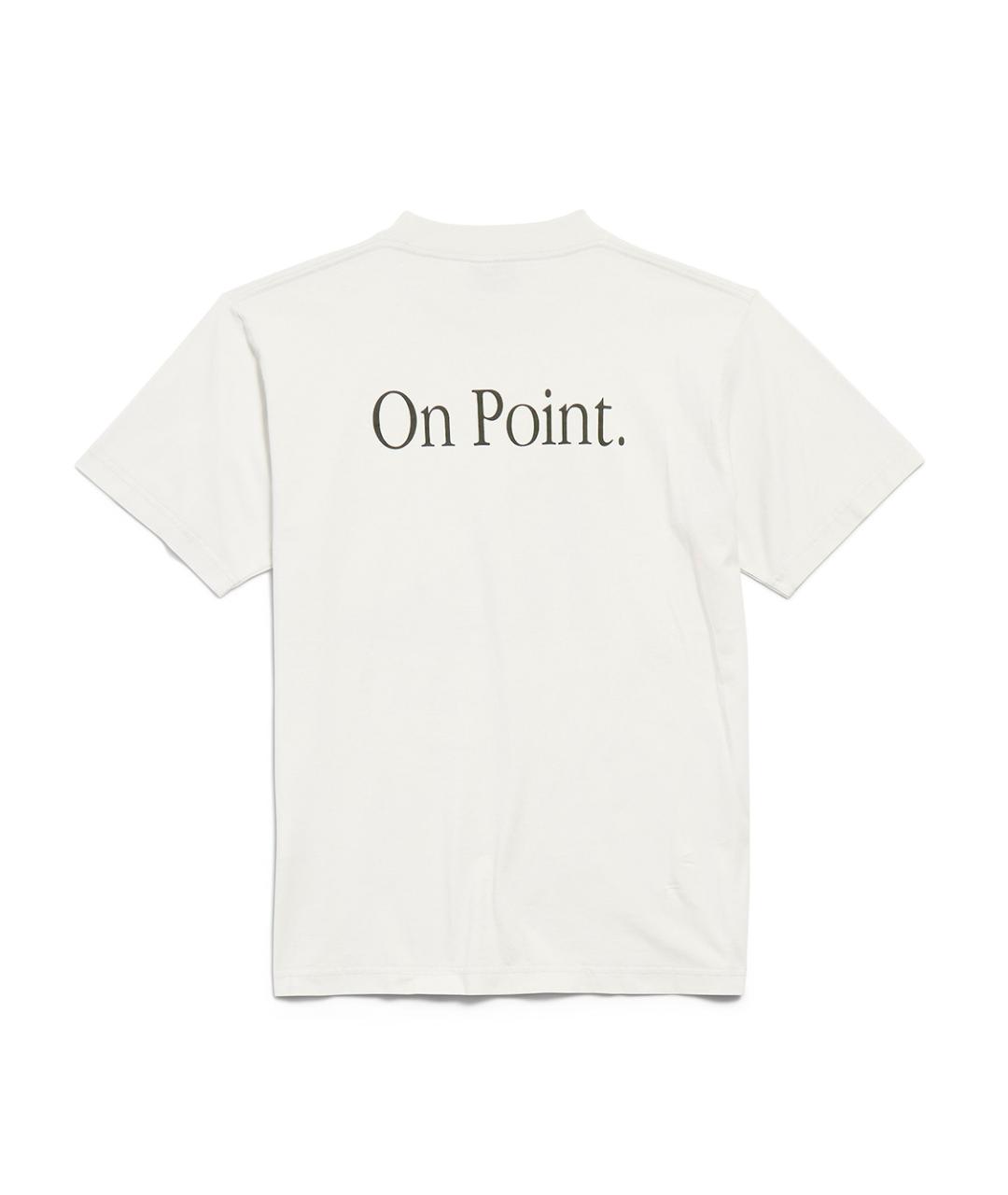 BALENCIAGA Белая хлопковая футболка, фото 2