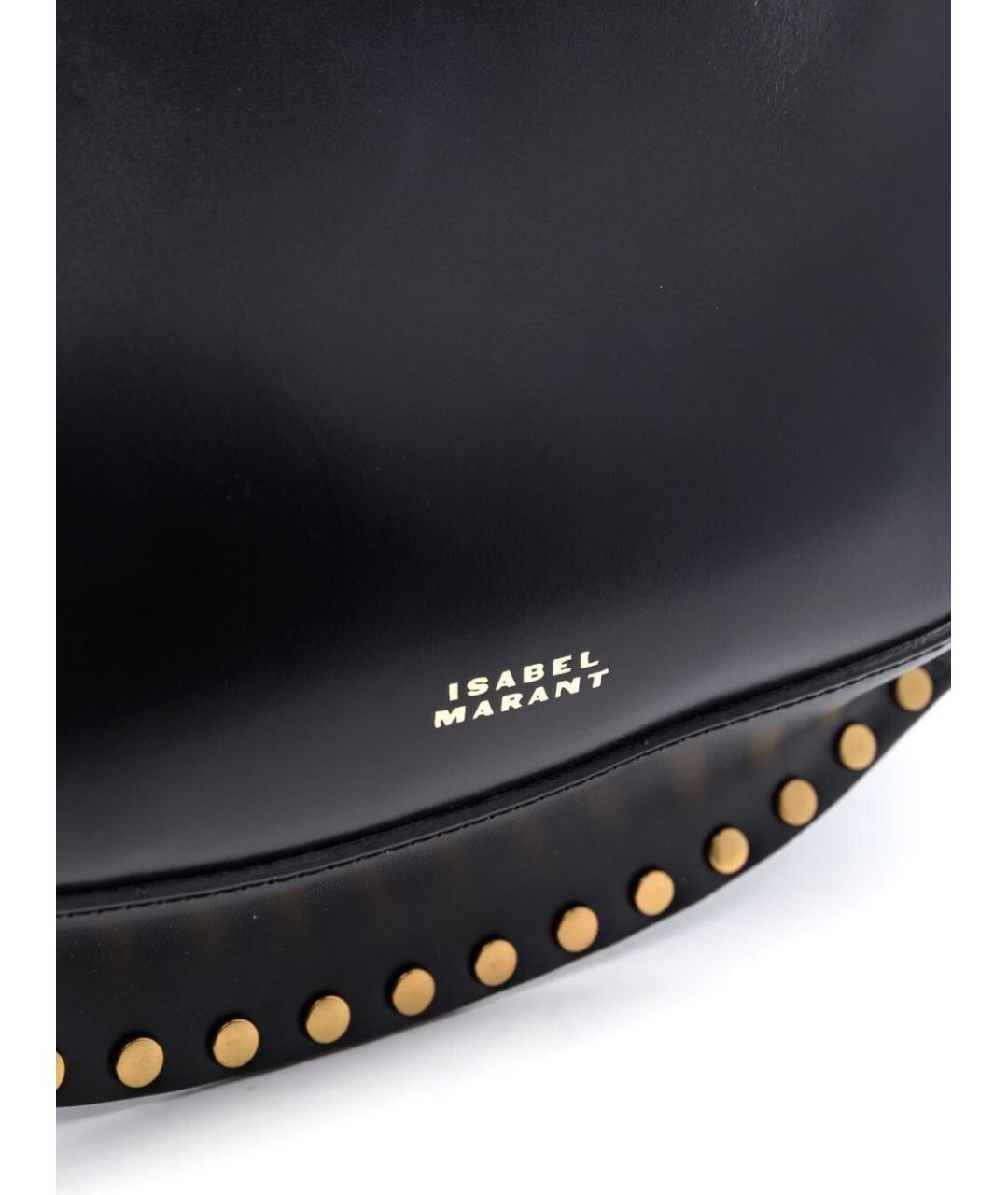 ISABEL MARANT Черная кожаная сумка через плечо, фото 3