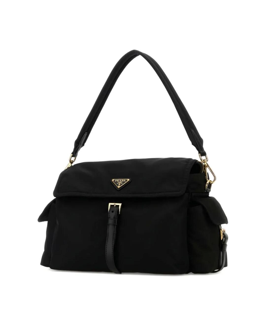 PRADA Черная синтетическая сумка через плечо, фото 3
