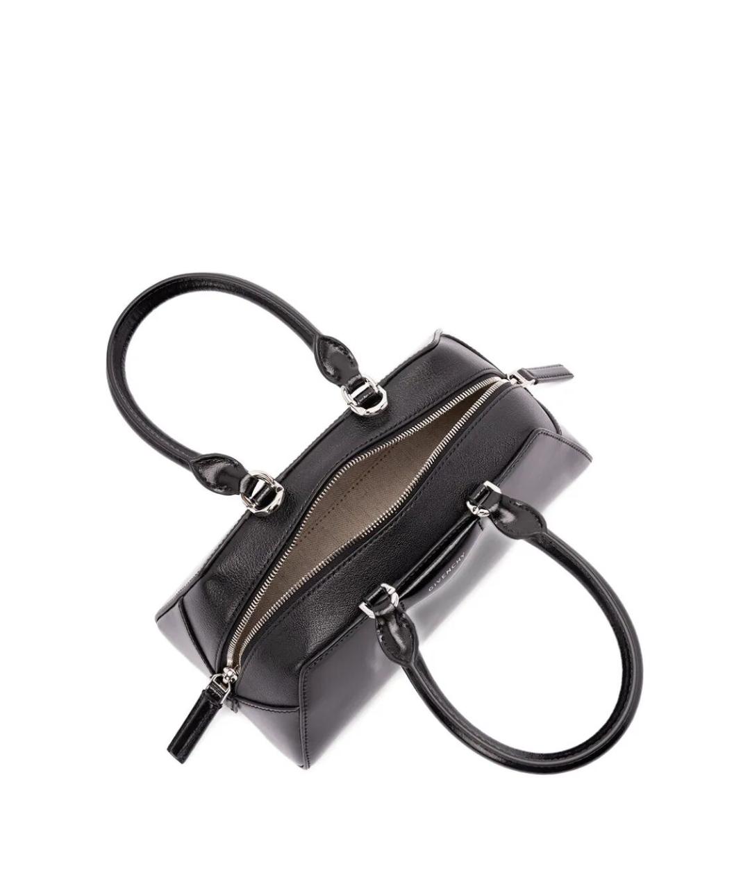 GIVENCHY Черная кожаная сумка тоут, фото 5