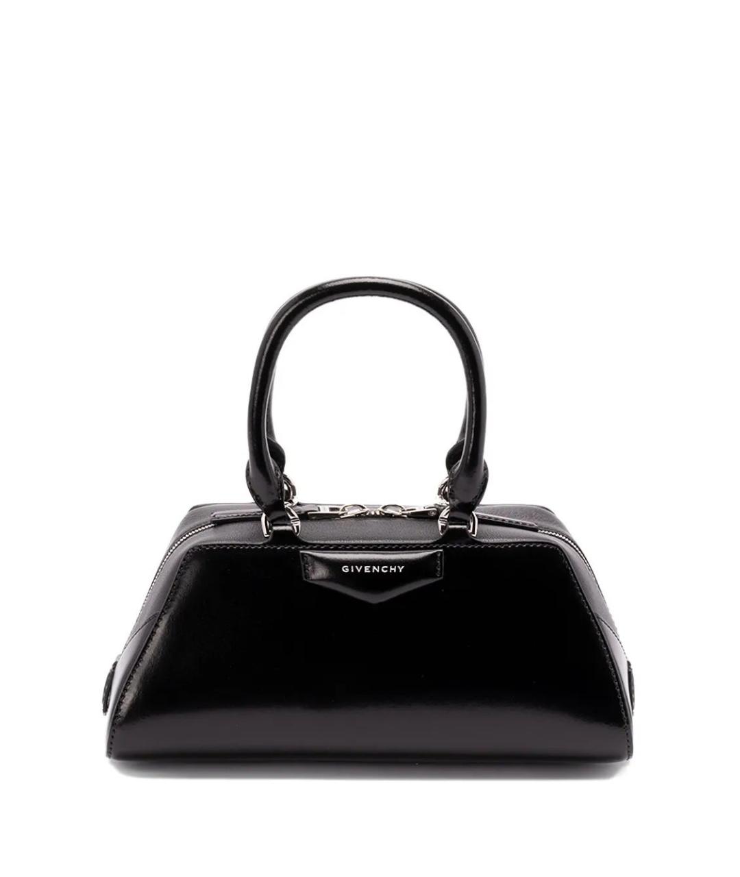 GIVENCHY Черная кожаная сумка тоут, фото 1