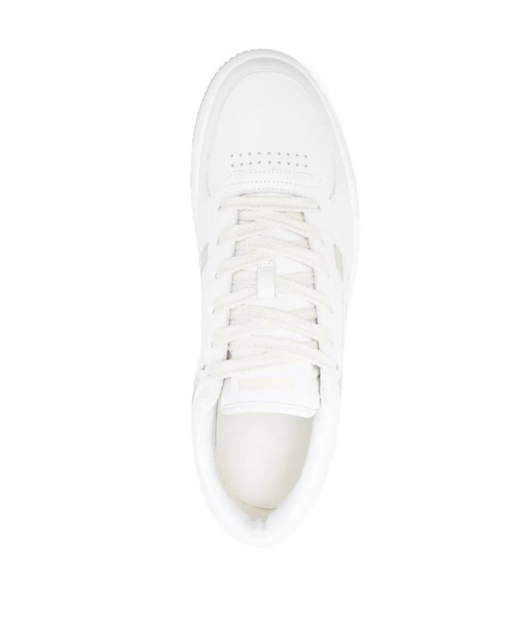 GIVENCHY Белые кожаные низкие кроссовки / кеды, фото 4