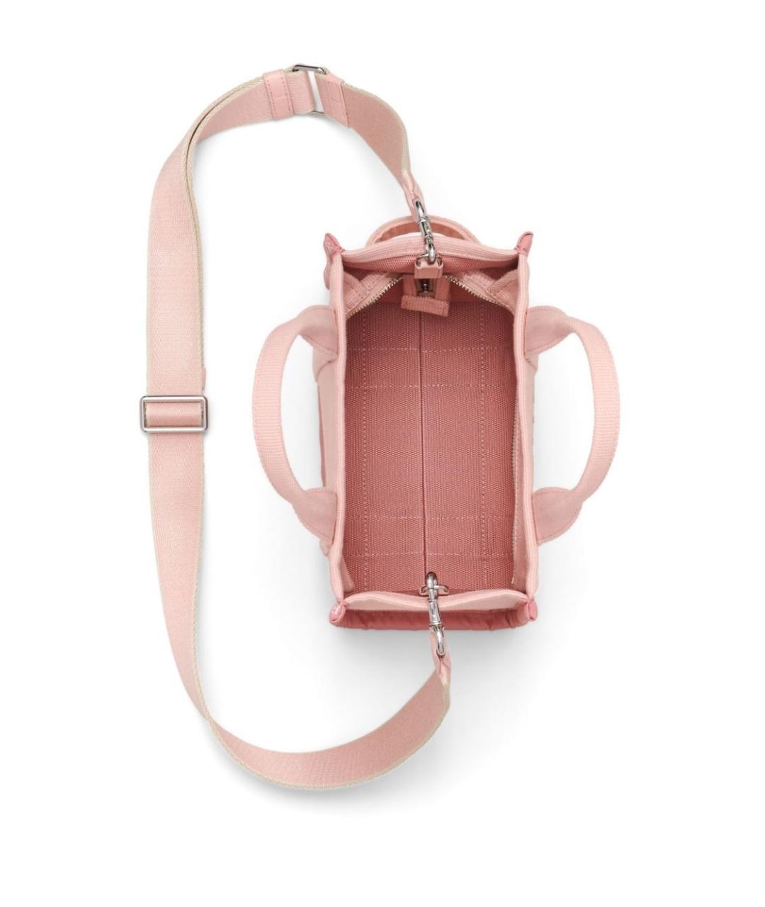 MARC JACOBS Розовая хлопковая сумка тоут, фото 5