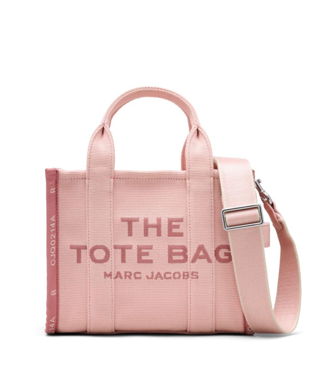 MARC JACOBS Розовая хлопковая сумка тоут, фото 7