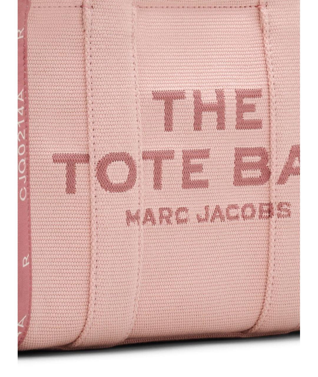 MARC JACOBS Розовая хлопковая сумка тоут, фото 1