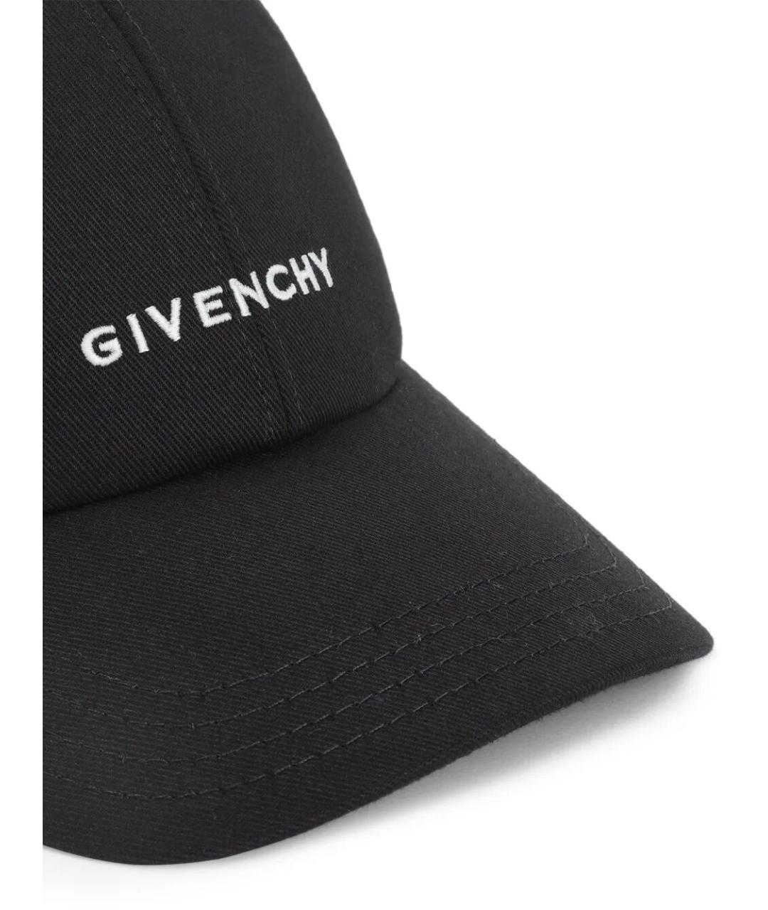 GIVENCHY Черная хлопковая кепка/бейсболка, фото 2